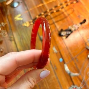 Red Glass Bangle